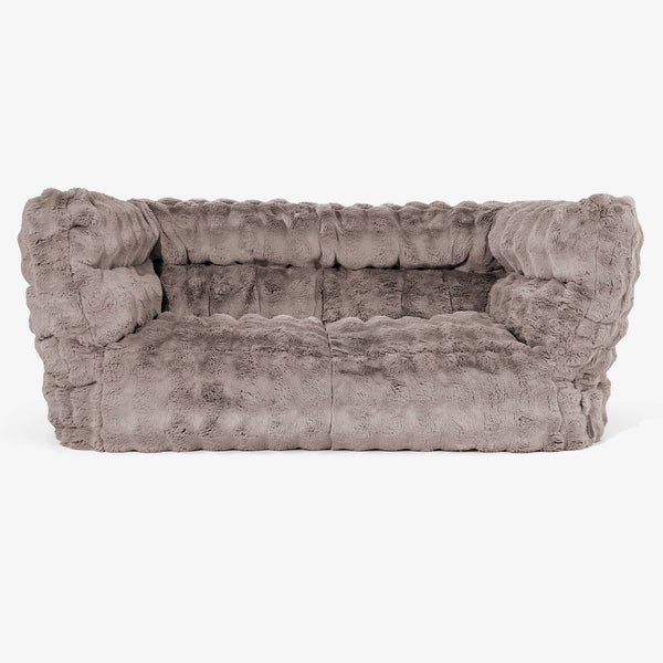 Albert Sækkestol Sofa 2 pers 2.0 - Imiteret Pels Bubble Mink 01