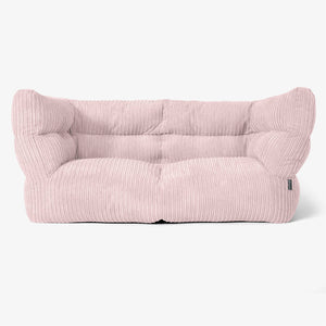 Albert Sækkestol Sofa 2 pers 2.0 - Klassisk Jernbanefløjl Blush Lyserød