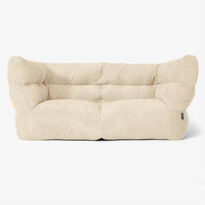 Albert Sækkestol Sofa 2 pers 2.0 - Klassisk Jernbanefløjl Cremefarvet