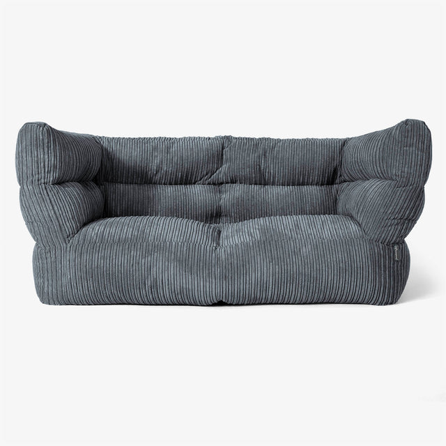 Albert Sækkestol Sofa 2 pers 2.0 - Klassisk Jernbanefløjl Skifergrå 01