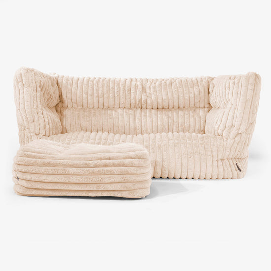 Albert Sækkestol Sofa 2 pers 2.0 - Ultraplysfløjl Fersken 02