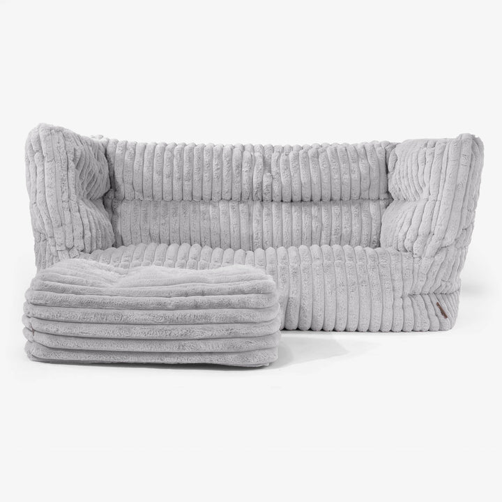 Albert Sækkestol Sofa 2 pers 2.0 - Ultraplysfløjl Grå 02