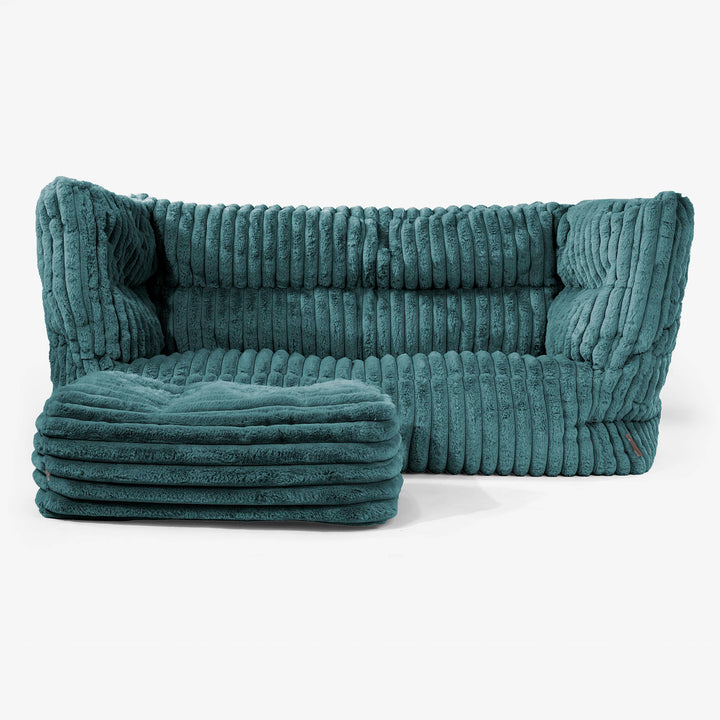 Albert Sækkestol Sofa 2 pers 2.0 - Ultraplysfløjl Turkis 02