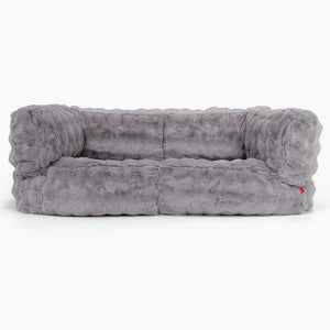 Albert Sækkestol Sofa 2 pers - Imiteret Pels Bubble Grå