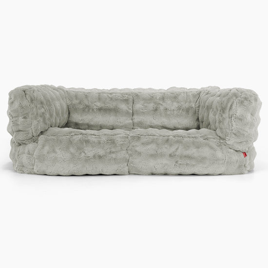 Albert Sækkestol Sofa 2 pers-Imiteret Pels Bubble Salviegrøn 01