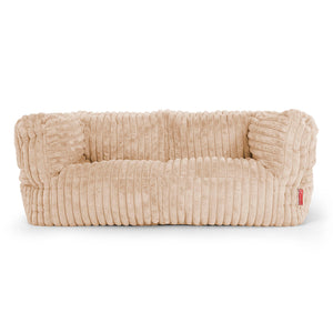 Albert Sækkestol Sofa 2 pers - Ultraplysfløjl Fersken