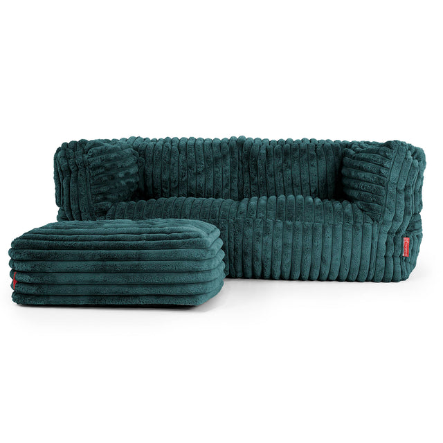 Albert Sækkestol Sofa 2 pers - Ultraplysfløjl Turkis 02