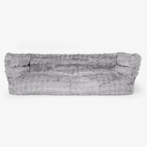 Albert Sækkestol Sofa 3 pers 2.0 - Imiteret Pels Bubble Grå