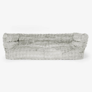 Albert Sækkestol Sofa 3 pers 2.0 - Imiteret Pels Bubble Salviegrøn