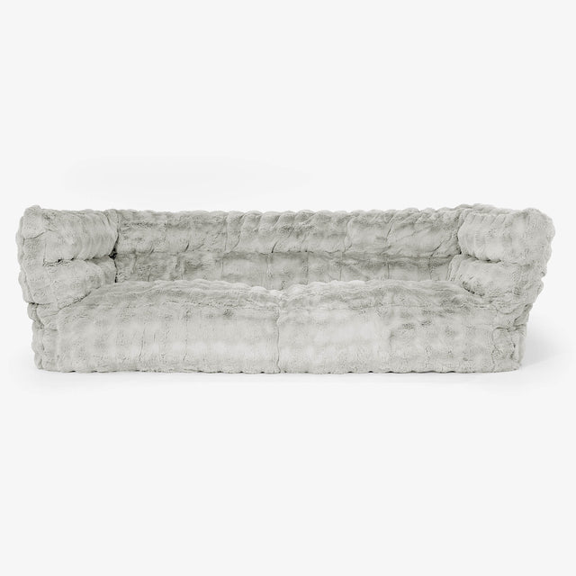 Albert Sækkestol Sofa 3 pers 2.0 - Imiteret Pels Bubble Salviegrøn 01