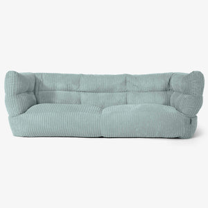 Albert Sækkestol Sofa 3 pers 2.0 - Klassisk Jernbanefløjl Mintgrøn