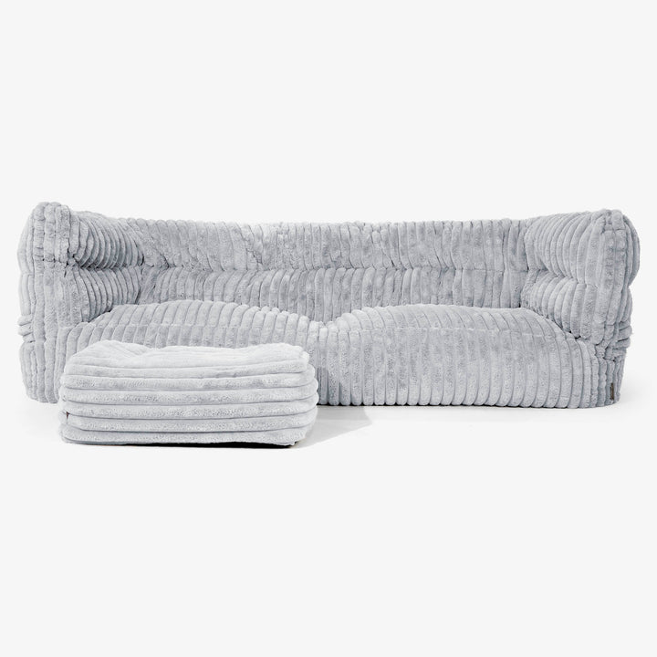 Albert Sækkestol Sofa 3 pers 2.0 - Ultraplysfløjl Andeægblå 02
