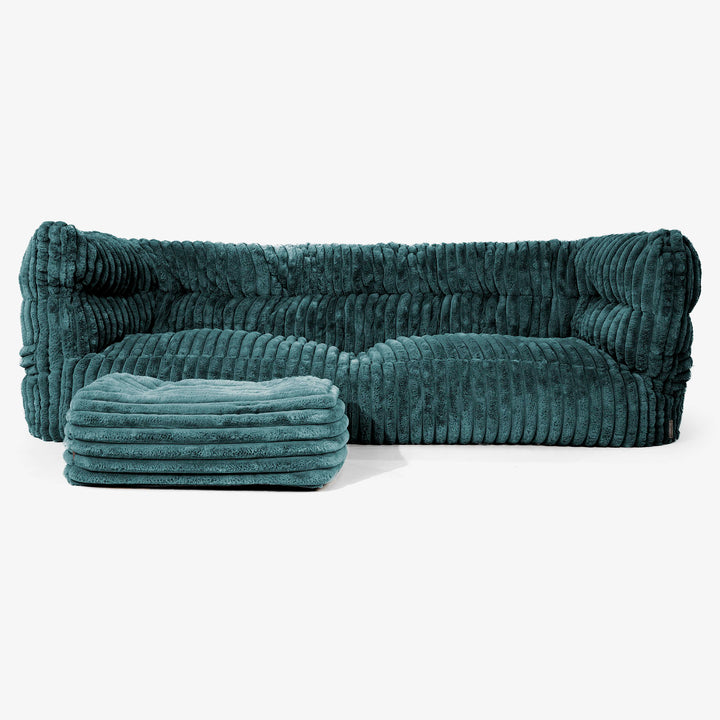 Albert Sækkestol Sofa 3 pers 2.0 - Ultraplysfløjl Turkis 02