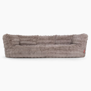 Albert Sækkestol Sofa 3 pers - Imiteret Pels Bubble Mink