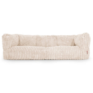Albert Sækkestol Sofa 3 pers - Ultraplysfløjl Cremefarvet