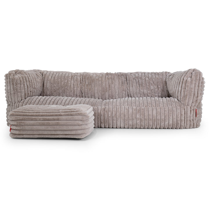 Albert Sækkestol Sofa 3 pers - Ultraplysfløjl Mink 02