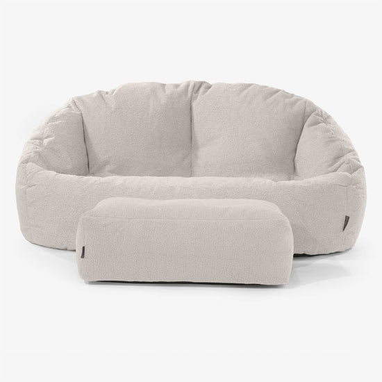 Bubble-sækkesofa - Boucle Elfenben 02