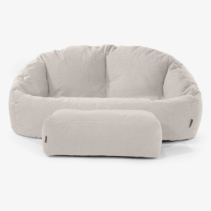Bubble-sækkesofa - Boucle Elfenben 02