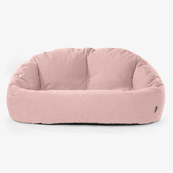 Bubble-sækkesofa - Boucle Lyserød 01