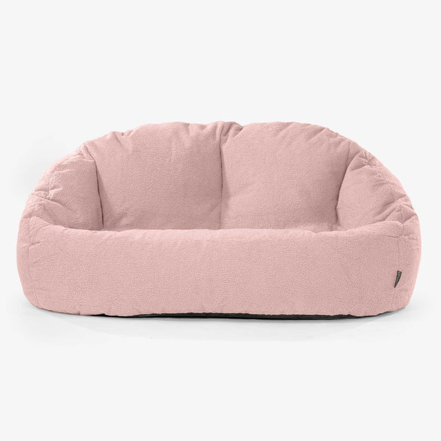 Bubble-sækkesofa - Boucle Lyserød 01