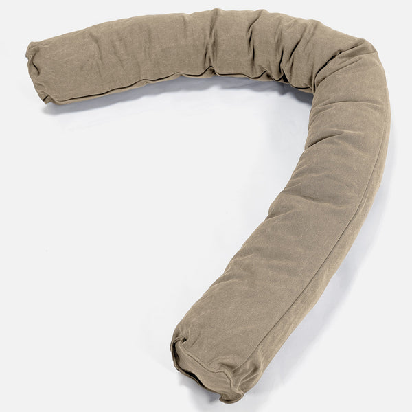 Lejringspude XL Udskifteligt betræk - Stonewashed denim 01