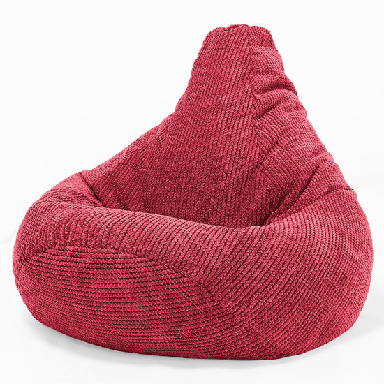 Gamer Sækkestol - Pom Pom Pastelrød 01