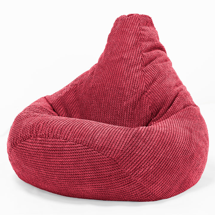 Gamer Sækkestol - Pom Pom Pastelrød 01