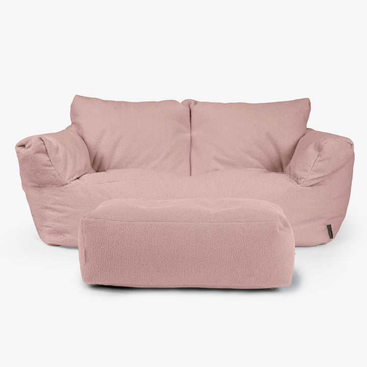 Josephine Sofasækkestol - Boucle Lyserød 02