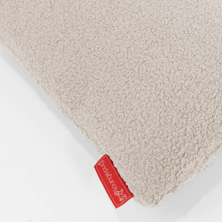 Kæmpe Pudebetræk 40 x 70cm - Boucle Elfenben 02