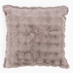 Kæmpe Pudebetræk 70 x 70cm - Imiteret Pels Bubble Mink