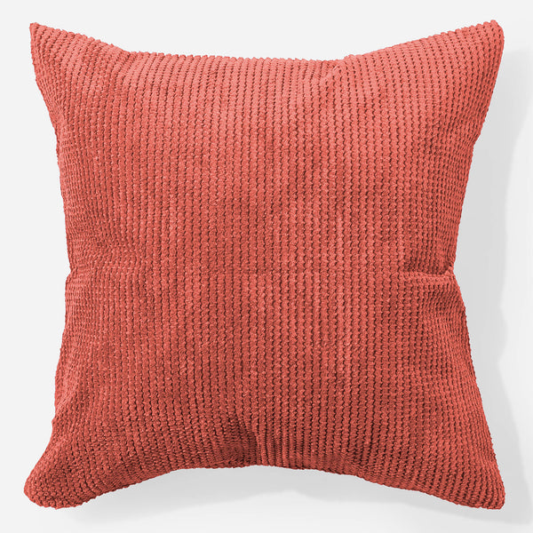Kæmpe Pudebetræk 70 x 70cm - Pom Pom Græskarorange 01
