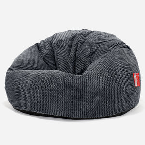 Klassisk Sækkestol - Pom Pom Sort