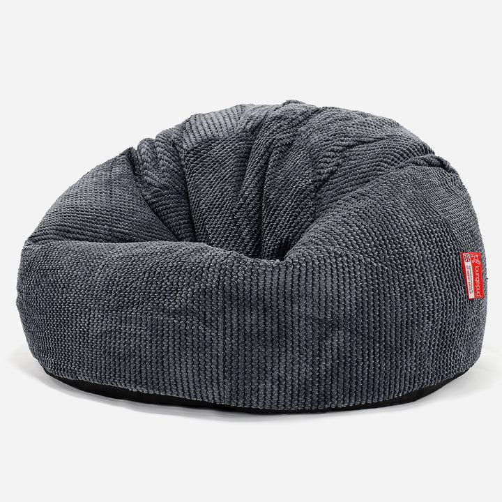 Klassisk Sækkestol - Pom Pom Sort 01