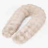 Krammepude - Imiteret Pels Bubble Cremefarvet 01