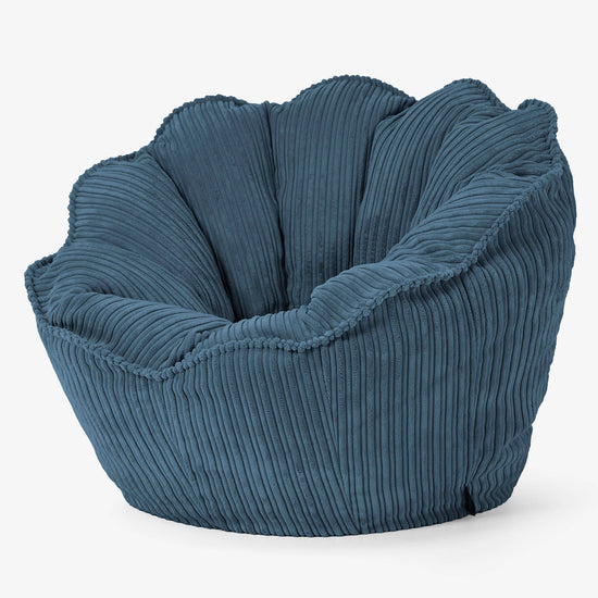 Natalia Sacco Sækkestol - Jernbanefløjl Navy 02