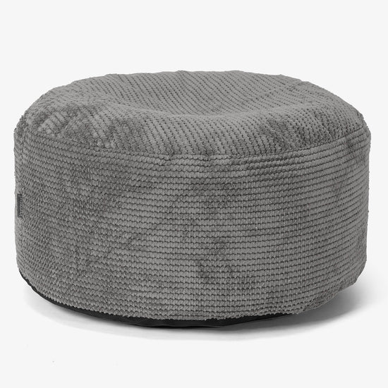 Ottoman Puf med Bakke - Pom Pom Kul Grå - 02