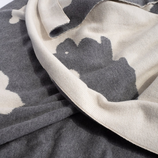 Plaid / Tæppe Børn - Strikket Kanin 05