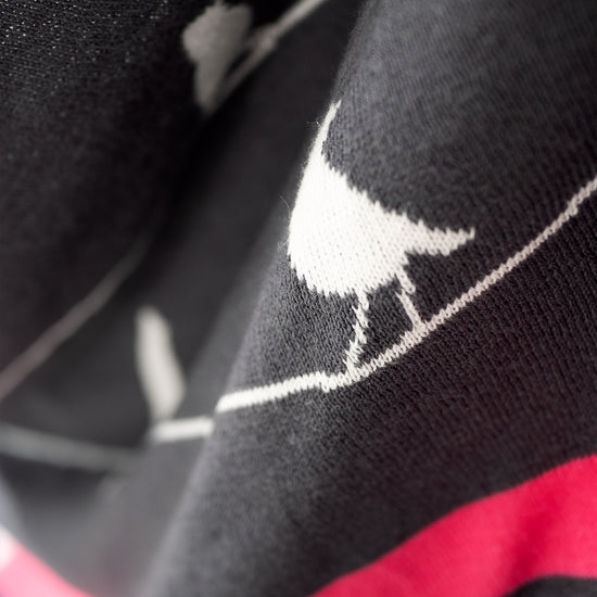Plaid / Tæppe - Strikket Bird 05