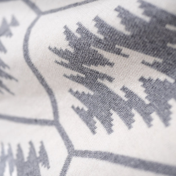 Plaid / Tæppe - Strikket Horizon Fabric Close-up Image