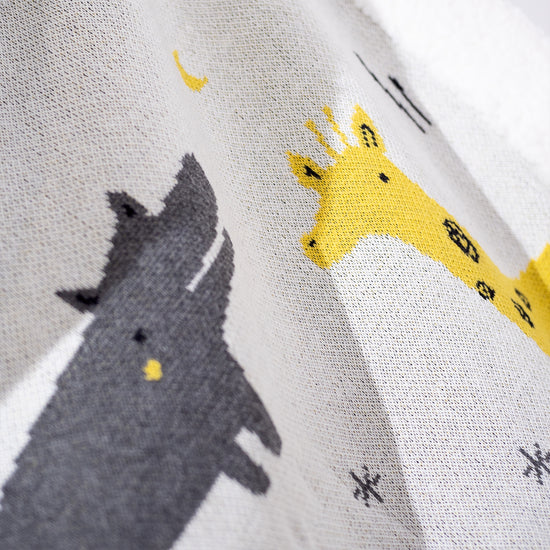 Plaid / Tæppe - Strikket Safari 02