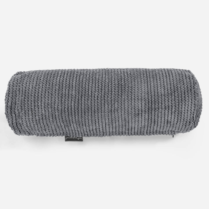 Pøllepudebetræk 20 x 55cm - Pom Pom Sort 02