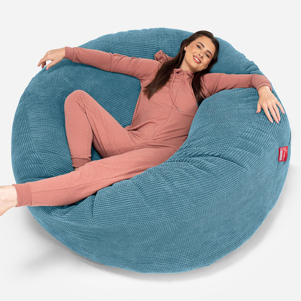 Kæmpe Sækkestol Sofa XXL 'Mega Mammut' Udskifteligt betræk - Pom Pom 01