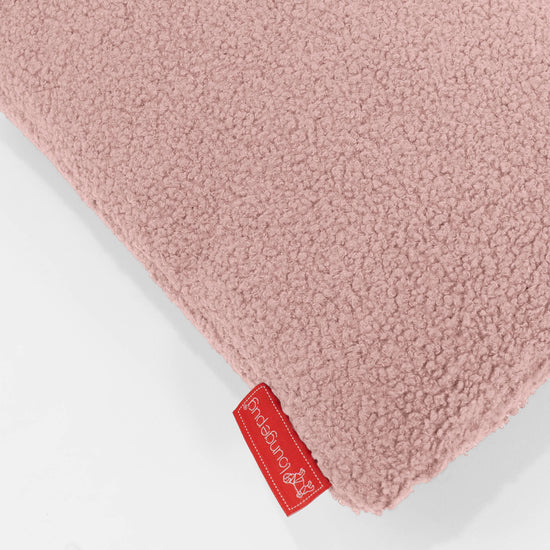 Pudebetræk 35 x 50cm - Boucle Lyserød 02