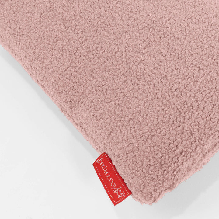 Pudebetræk 35 x 50cm - Boucle Lyserød 02