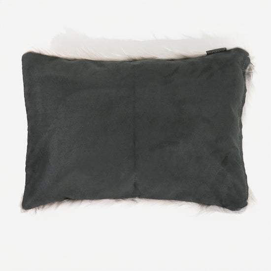 Pudebetræk 35 x 50cm - Mongolsk Imiteret Pels Grå 02