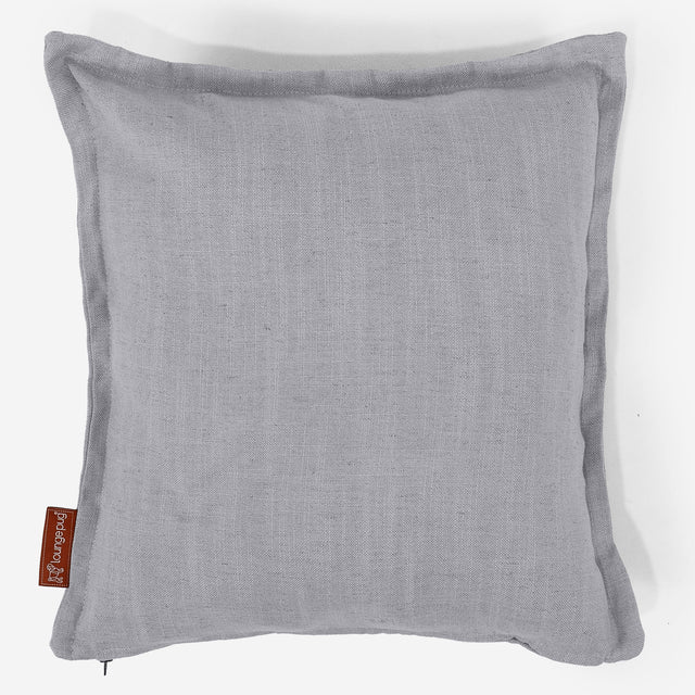 Pudebetræk 47 x 47cm - Hørlook Sølv 01