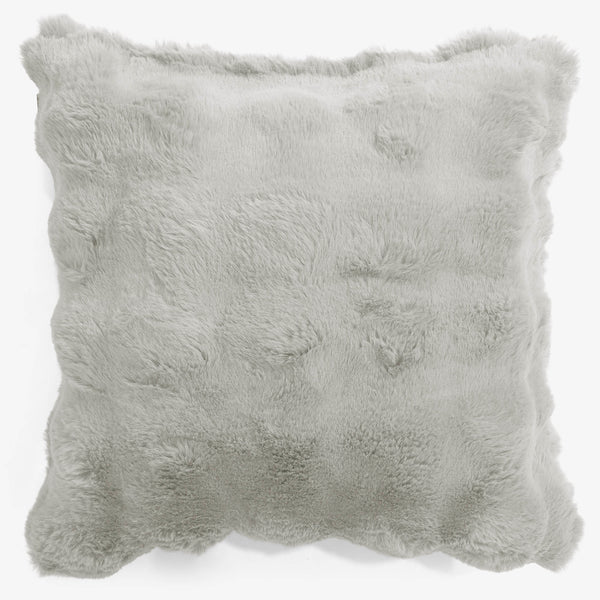 Pudebetræk 47 x 47cm - Imiteret Pels Bubble Salviegrøn 01