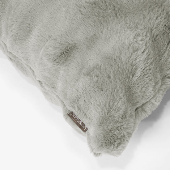 Pudebetræk 47 x 47cm - Imiteret Pels Bubble Salviegrøn 02