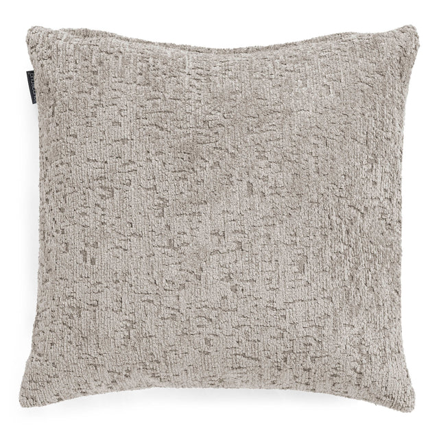 Pudebetræk 47 x 47cm - Luksus Chenille Grå 01