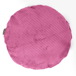 Rund Pudebetræk 50cm - Pom Pom Pink